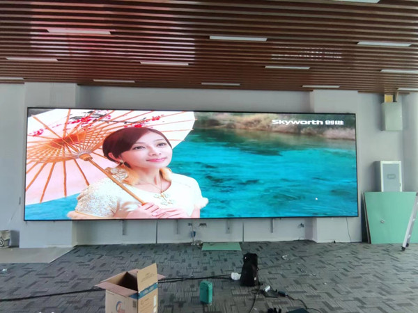 庐山P1.53led小间距屏安装案例